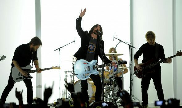 the foo fighters were the other big winners