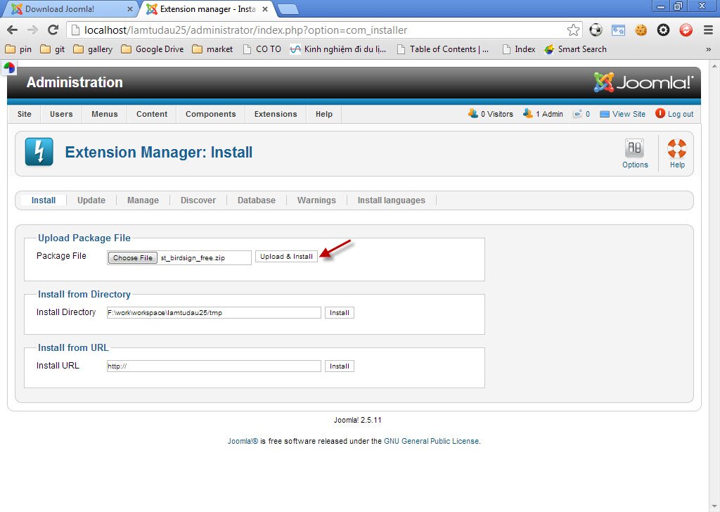 directions to setup a site from begin without quickstart