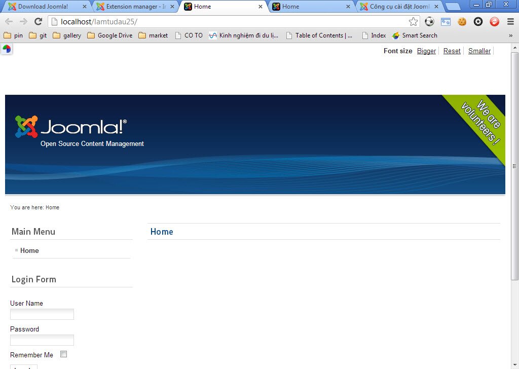 directions to setup a site from begin without quickstart