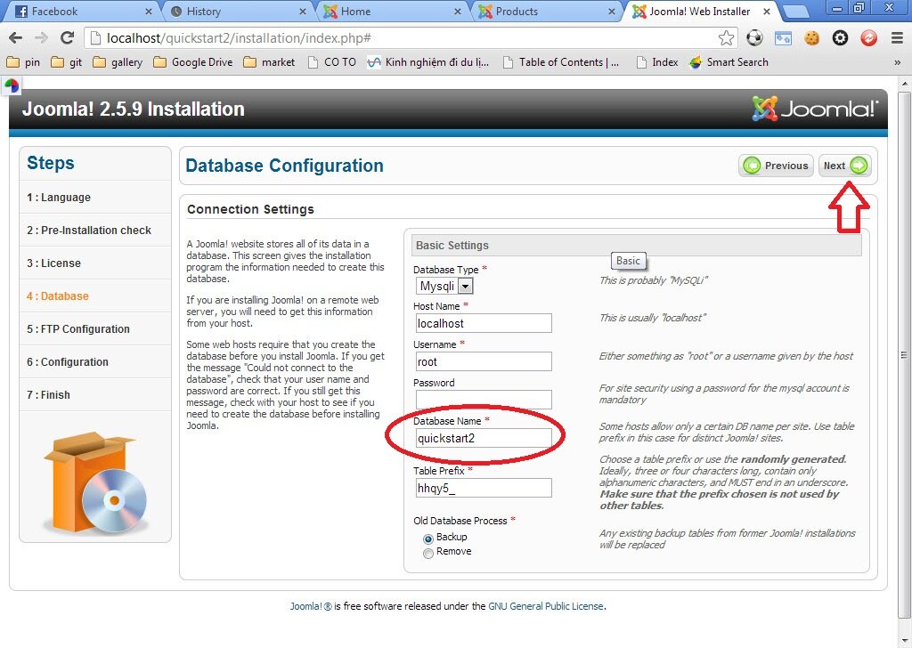 how to setup quickstart