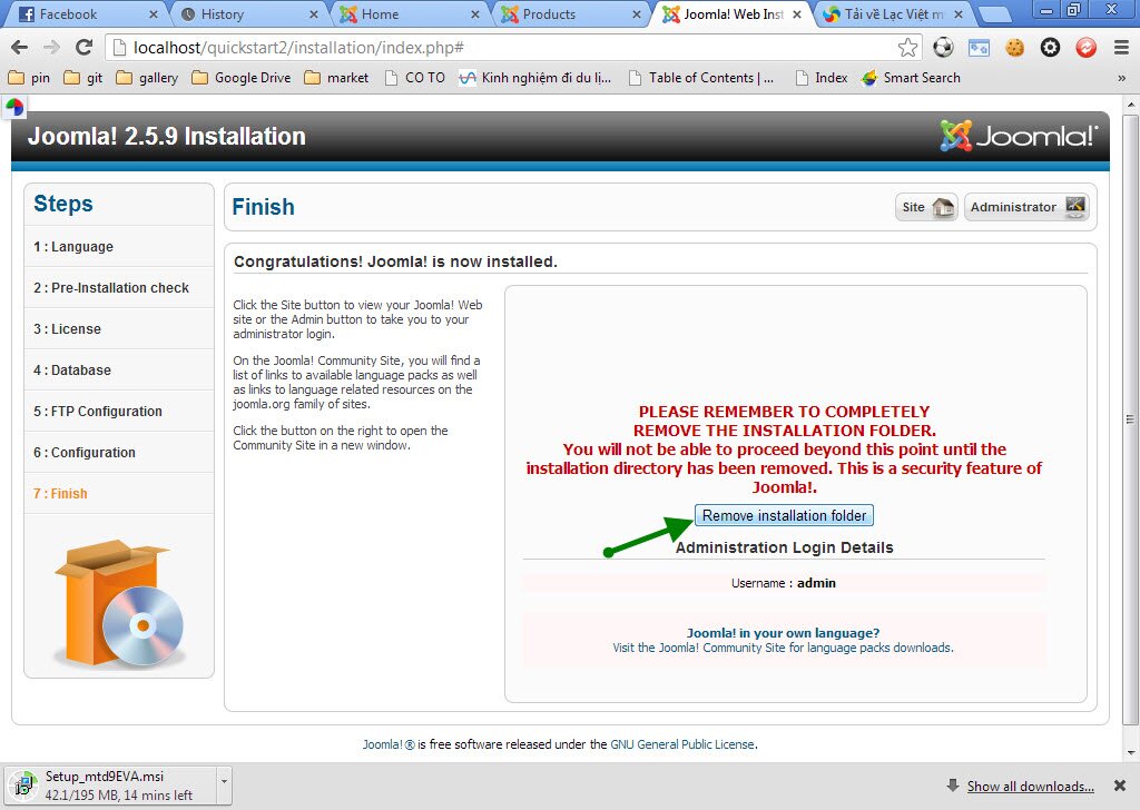 how to setup quickstart