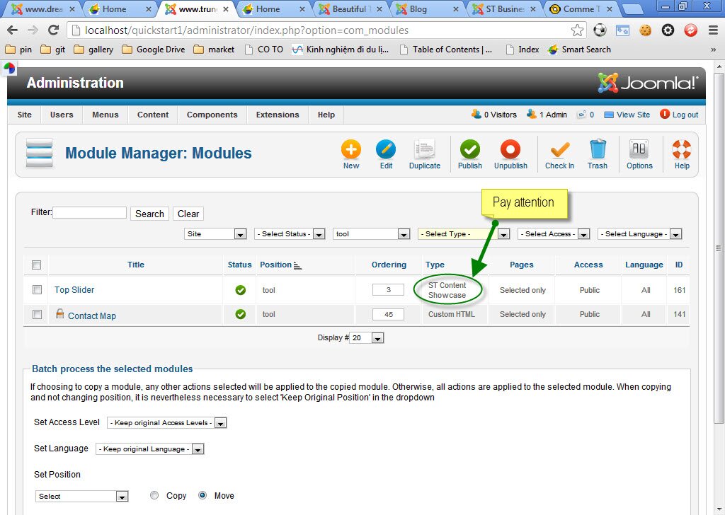 how to create slider for a site