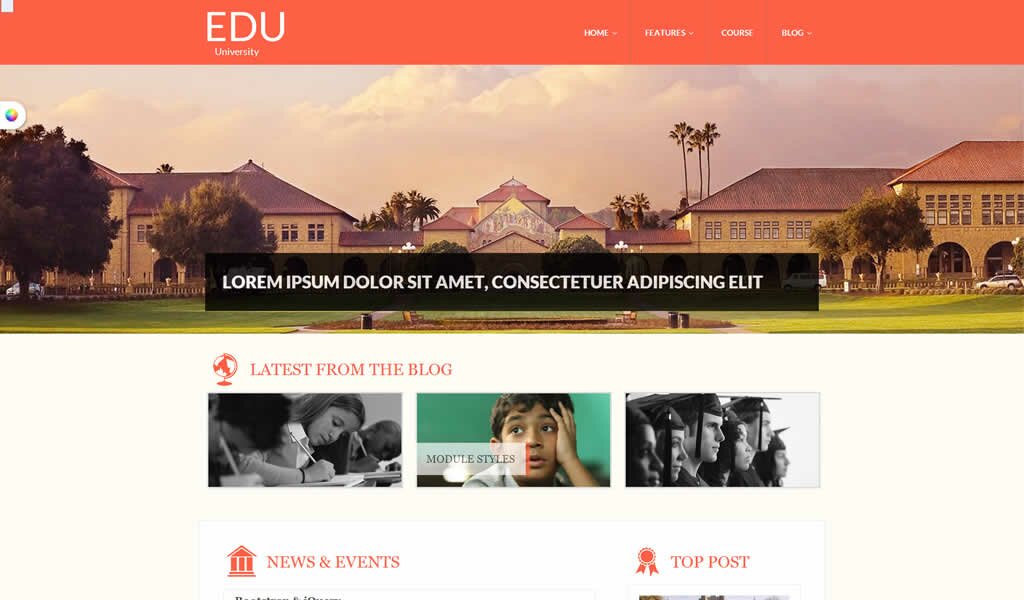 ST Edu responsive joomla template